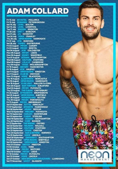 Gary Peterson Adam Love Island Uk 2018 Instagram